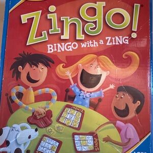 Hasbro Zingo! Bingo Game - Red and Yellow